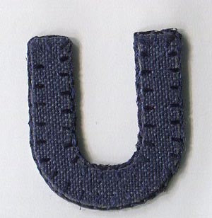 Alphabet - Individual Plain Letters - Iron on Motifs