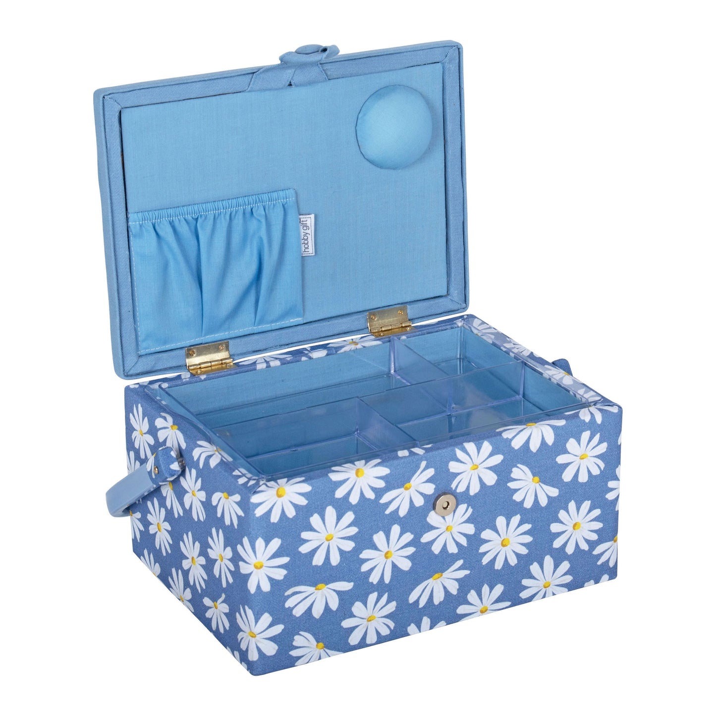 SEWING BOX - (M) - Denim Daisies