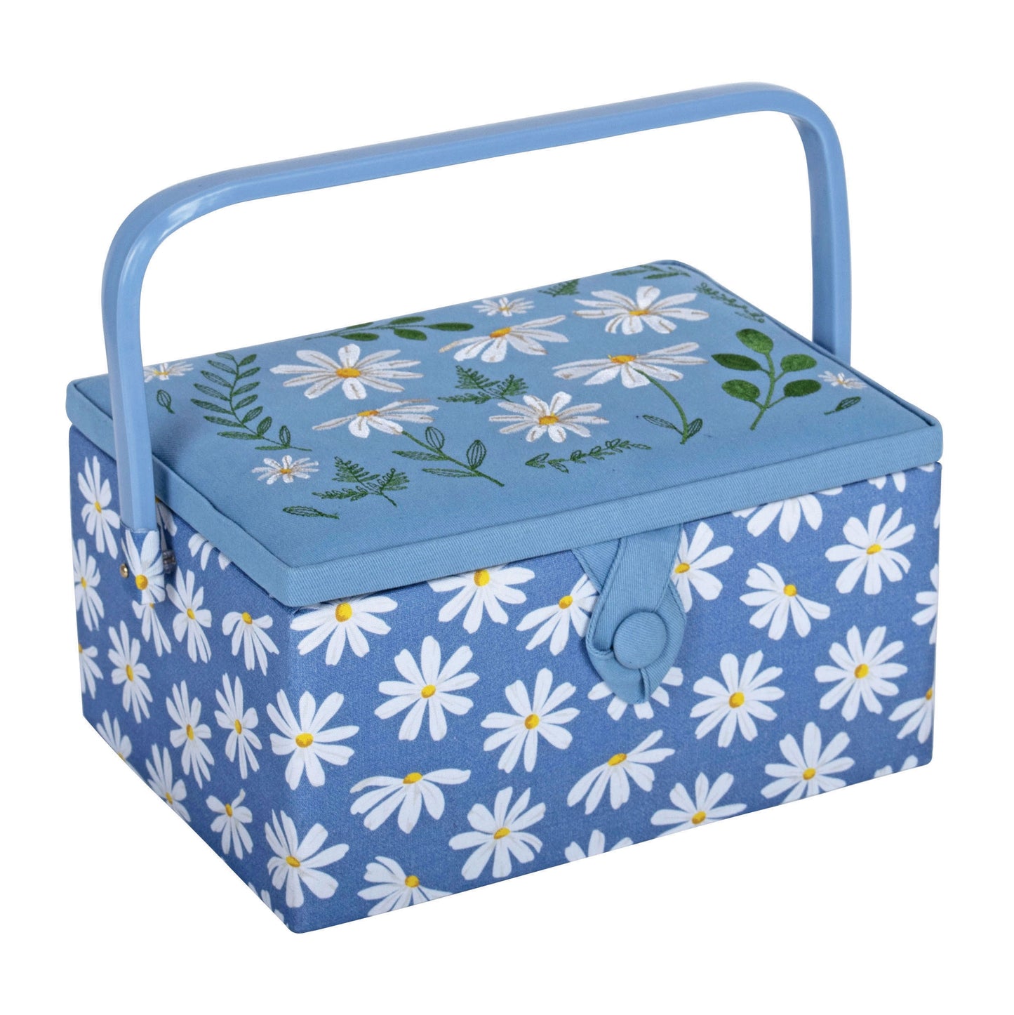 SEWING BOX - (M) - Denim Daisies