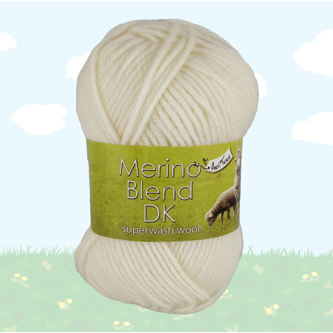 MERINO BLEND DK - 50g -100% Superwash Wool - More Colours Available