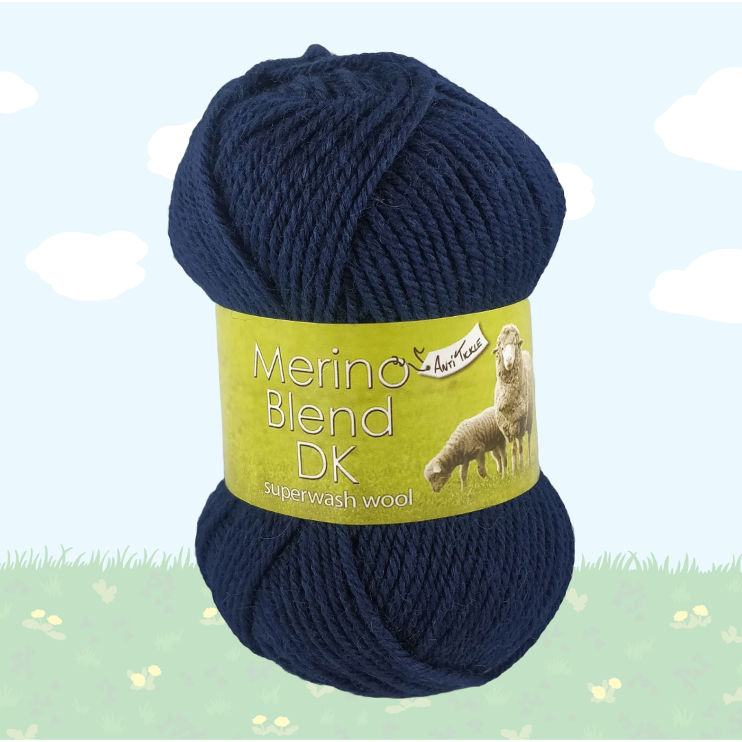 MERINO BLEND DK - 50g -100% Superwash Wool - More Colours Available