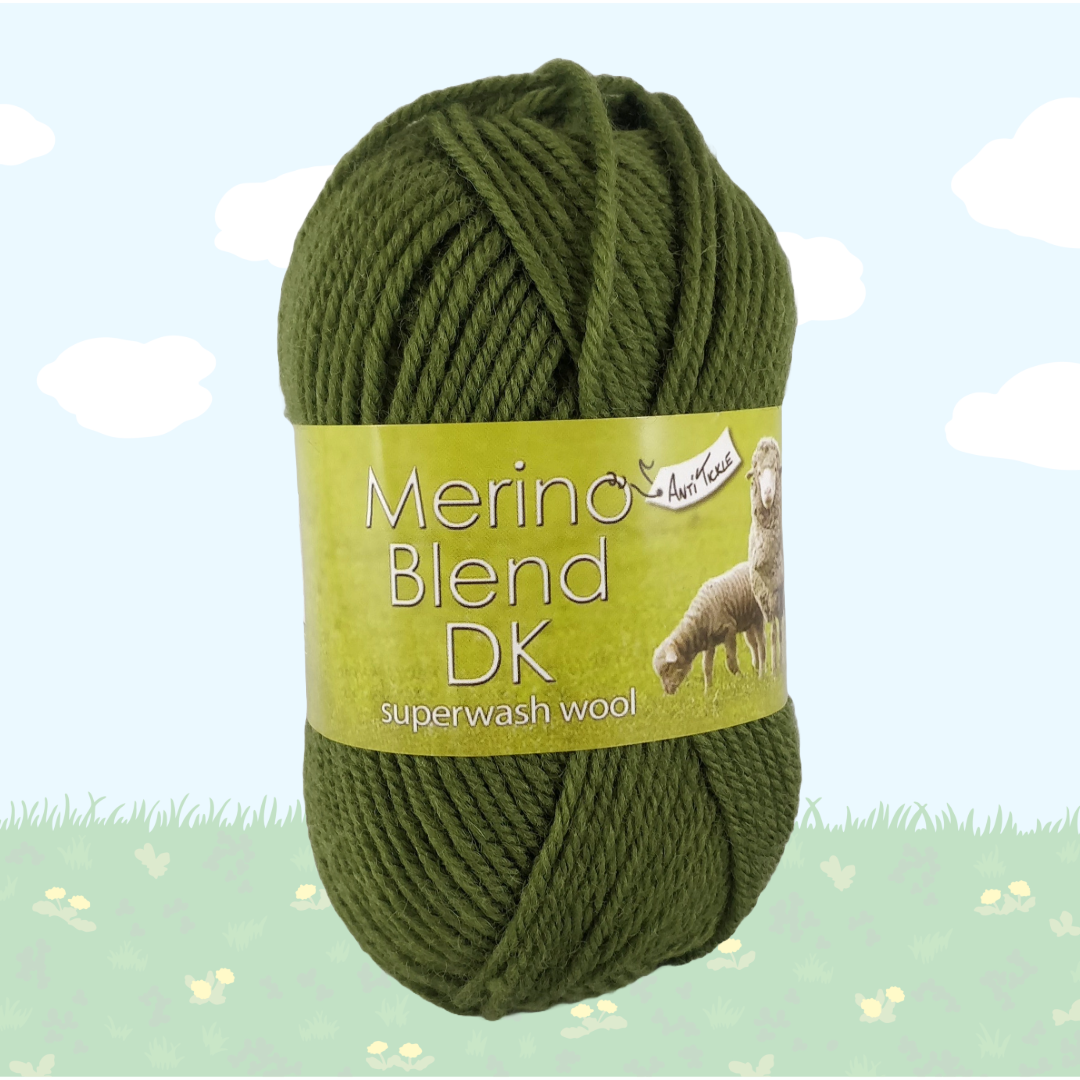 MERINO BLEND DK - 50g -100% Superwash Wool - More Colours Available