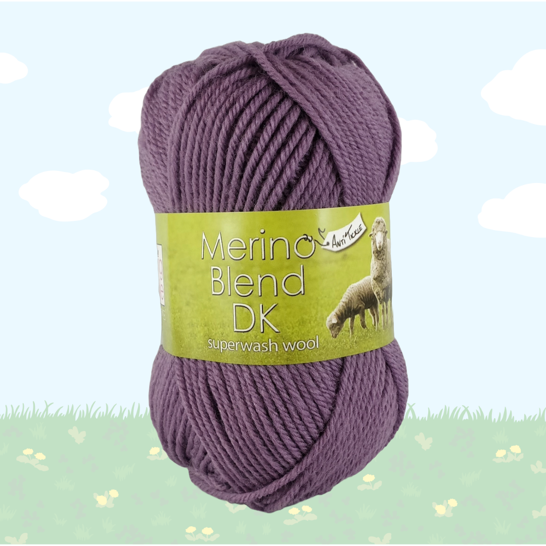 MERINO BLEND DK - 50g -100% Superwash Wool - More Colours Available