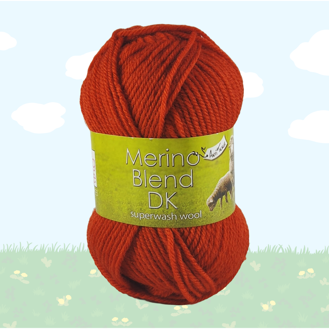 MERINO BLEND DK - 50g -100% Superwash Wool - More Colours Available