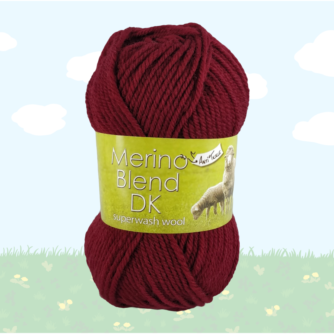 MERINO BLEND DK - 50g -100% Superwash Wool - More Colours Available