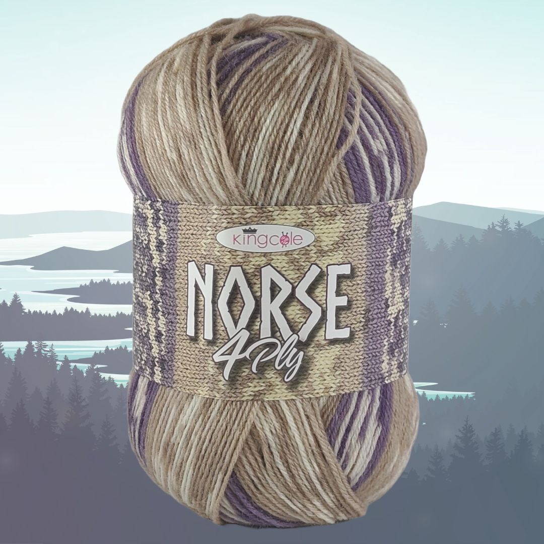 NORSE 4 PLY 100g - More colours Available
