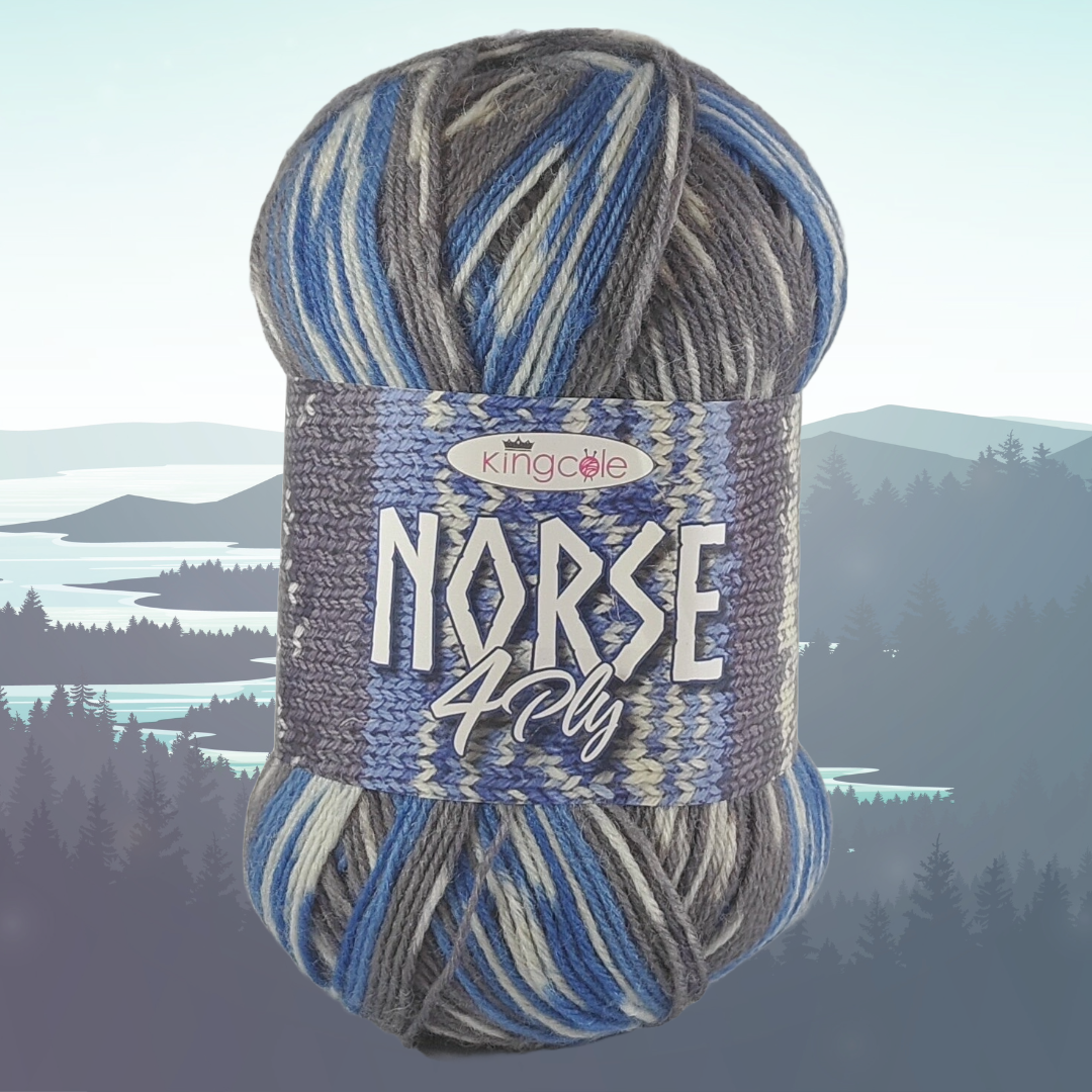NORSE 4 PLY 100g - More colours Available