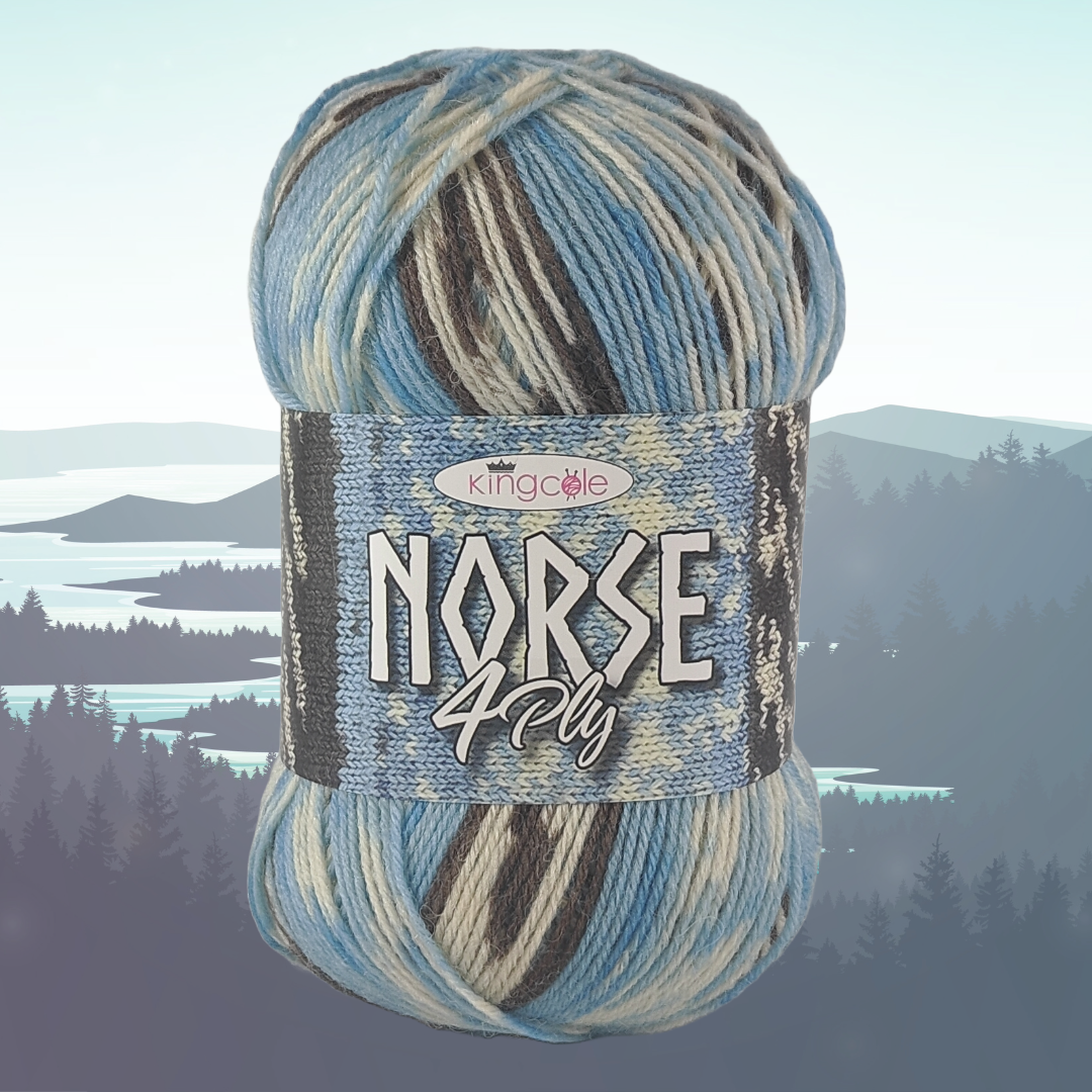 NORSE 4 PLY 100g - More colours Available