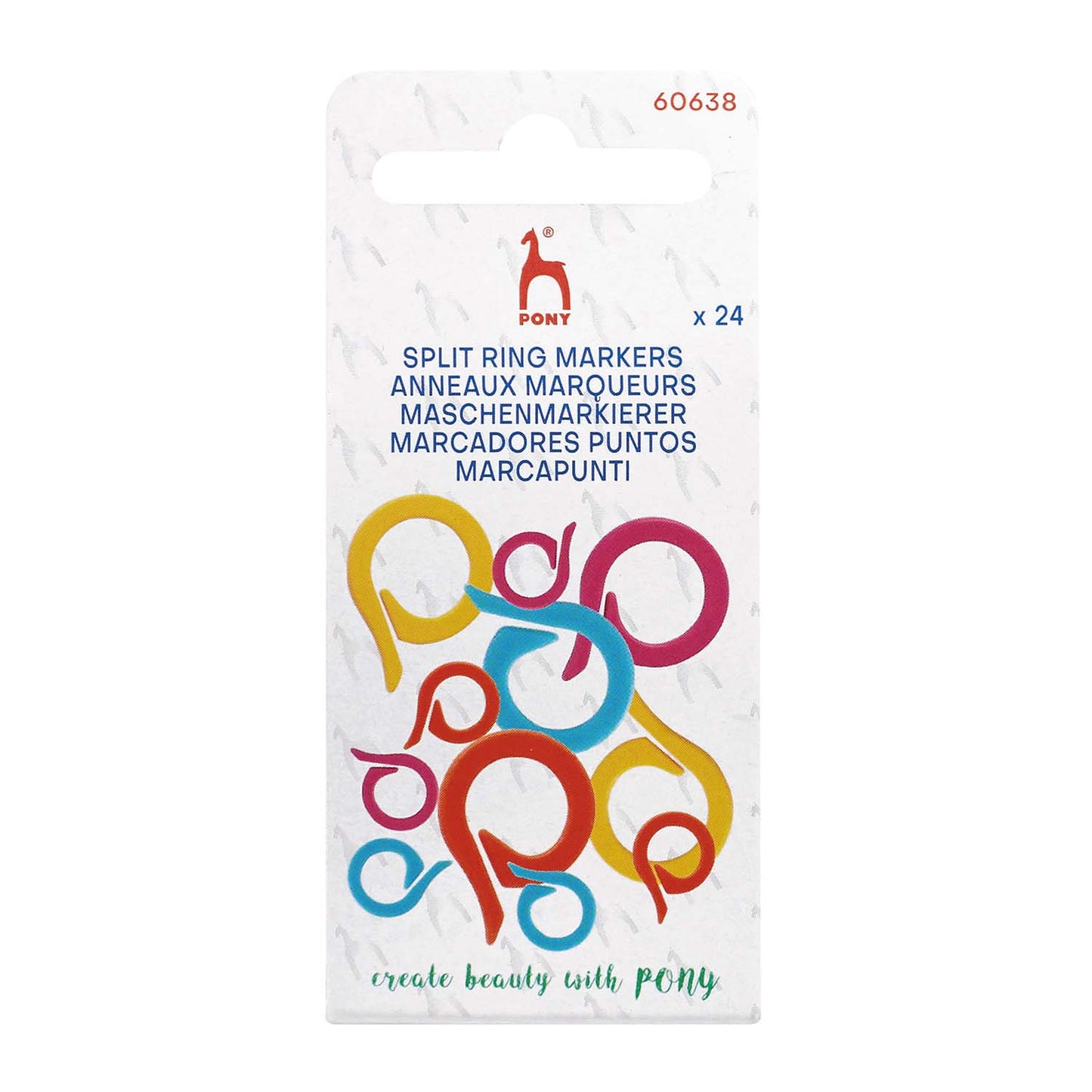 FLAT SPLIT RING STITCH MARKERS
