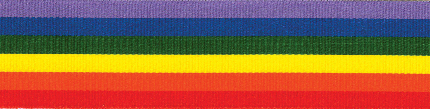 Rainbow Ribbon 15mm - Col 60003