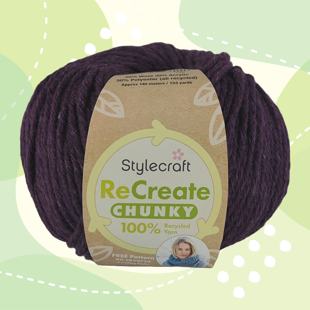 RECREATE CHUNKY 100g - More colours available