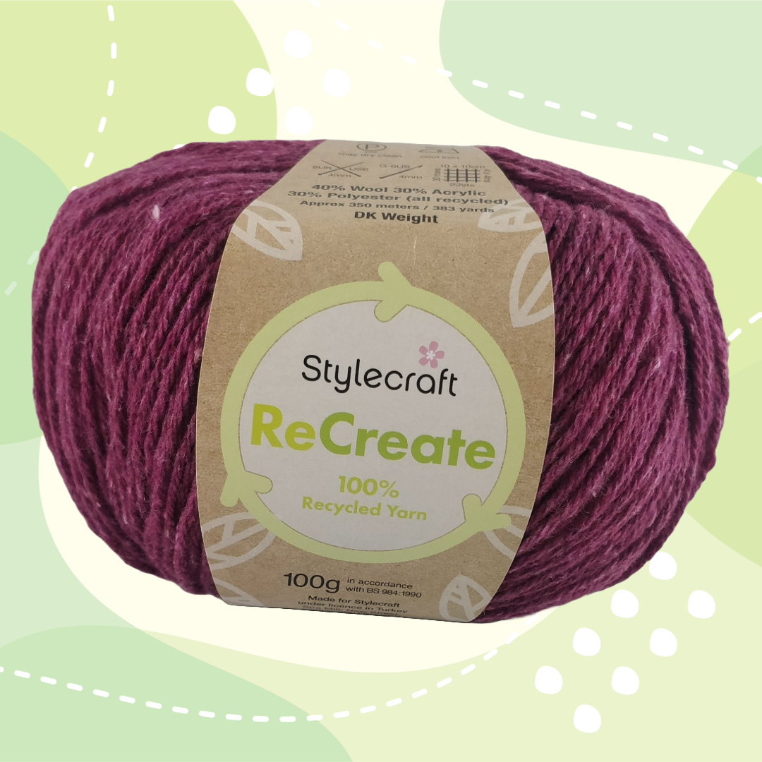 RECREATE DK 100g - More colours available