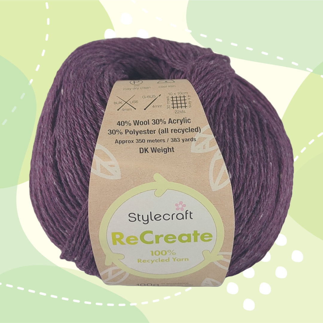 RECREATE DK 100g - More colours available