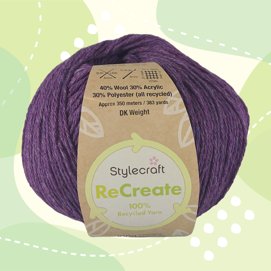 RECREATE DK 100g - More colours available