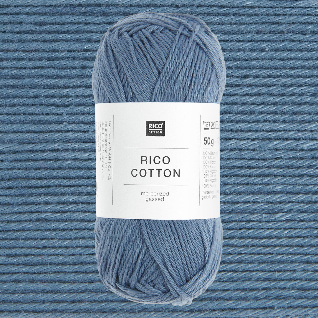 Rico Cotton 4 Ply 50g - 8 Colours Available
