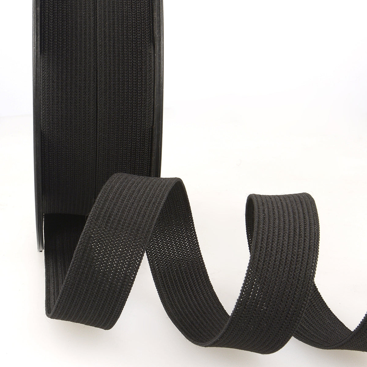 10mm (Just over 3/8") Elastic - Black
