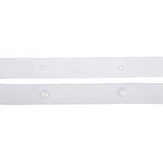 Snap Fastener Tape - 25mm - White