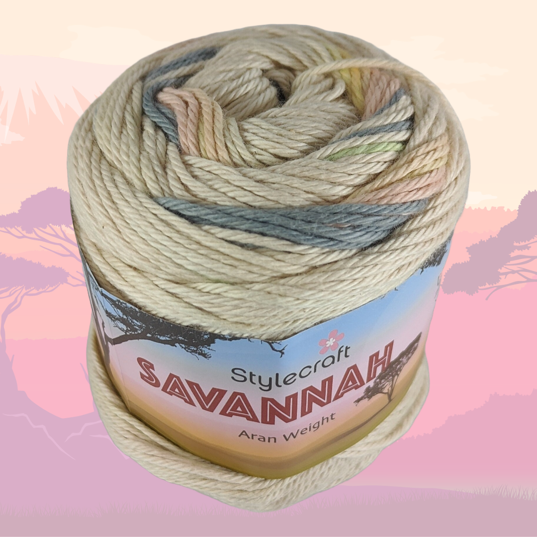 SAVANNAH ARAN 100g - More Colours Available