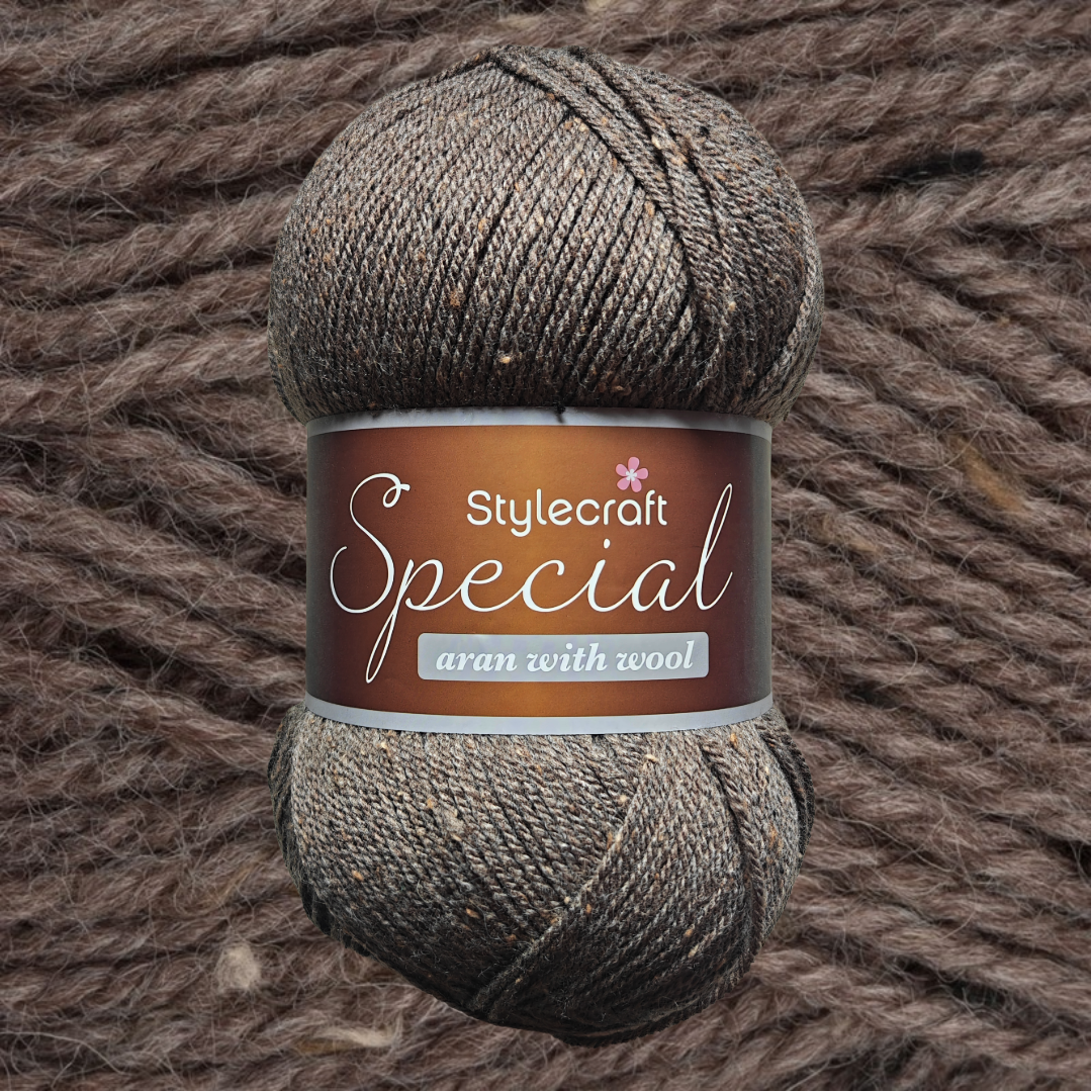 SPECIAL ARAN WITH WOOL 400g - Tawny Nepp