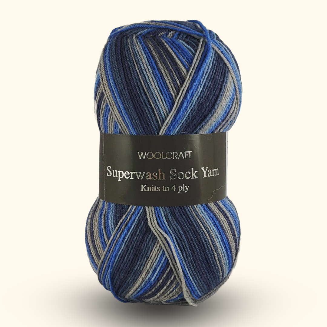 SUPERWASH SOCK WOOL 4PLY 100g - More colours available