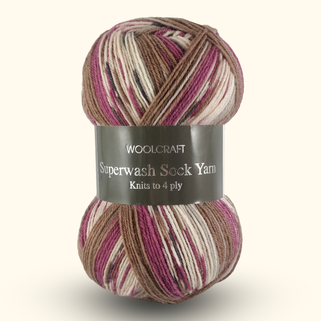 SUPERWASH SOCK WOOL 4PLY 100g - More colours available