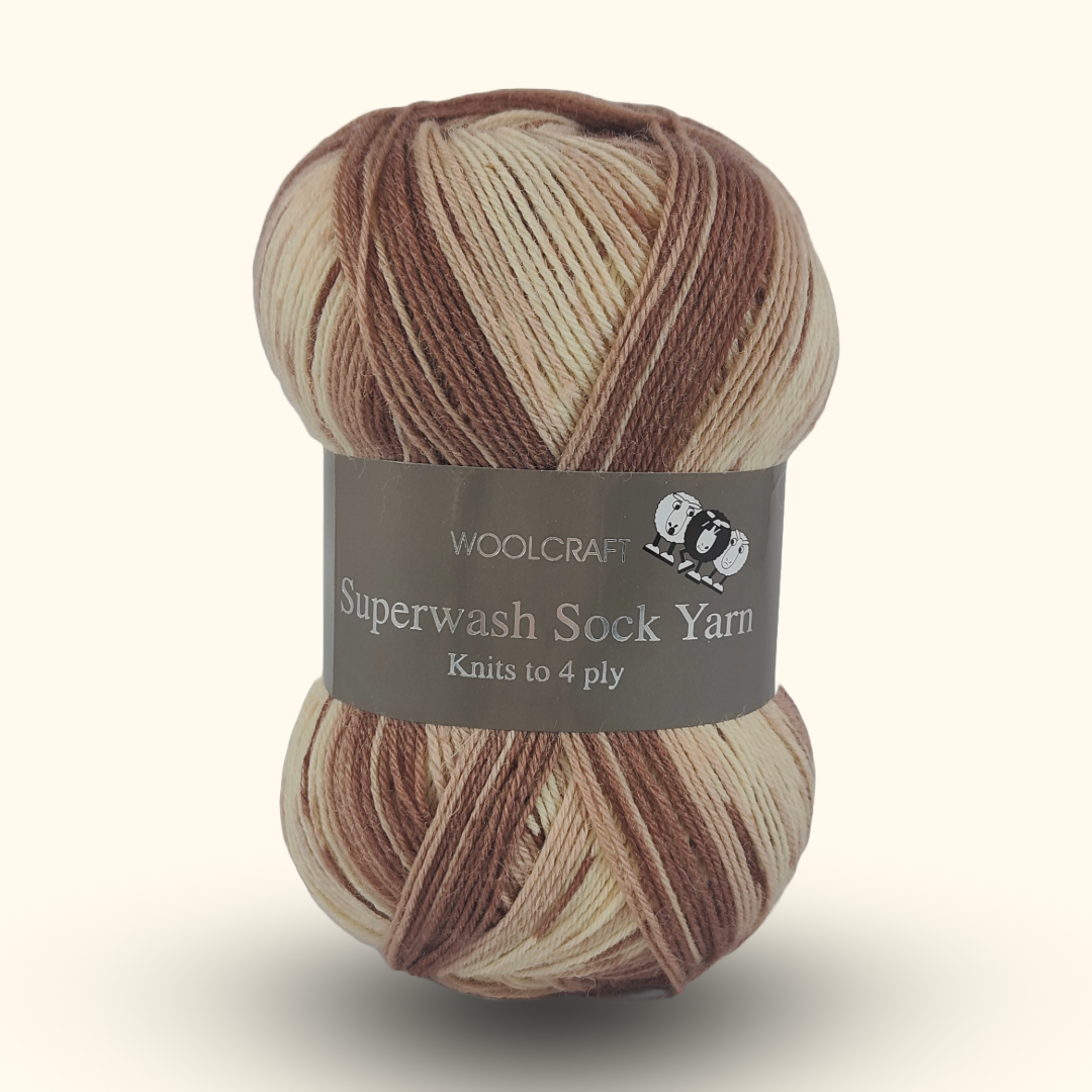 SUPERWASH SOCK WOOL 4PLY 100g - More colours available