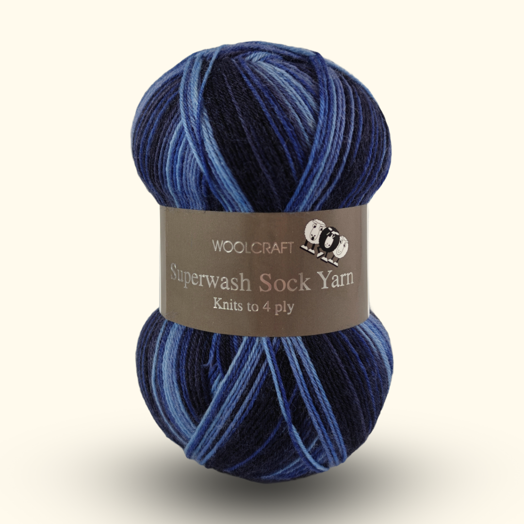 SUPERWASH SOCK WOOL 4PLY 100g - More colours available