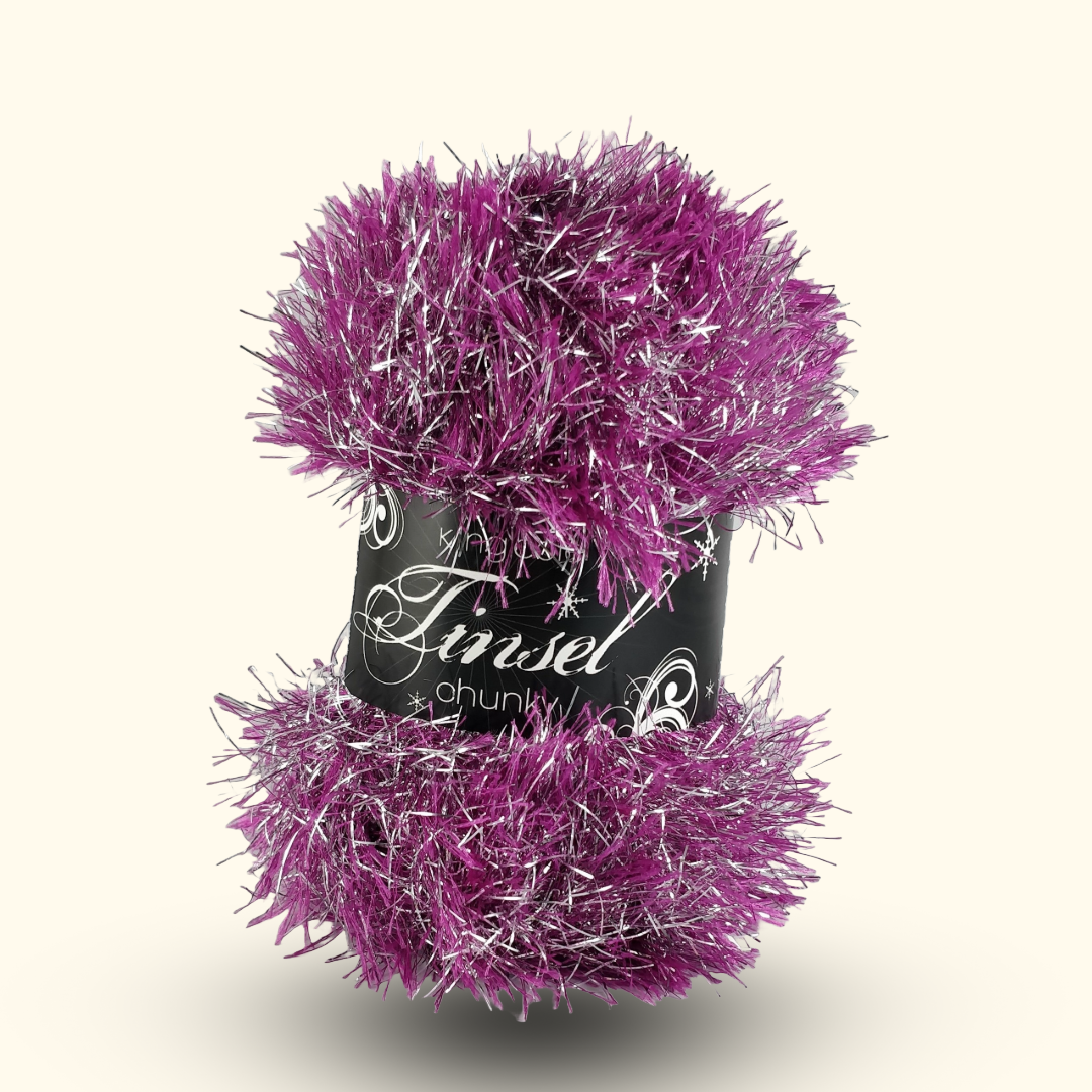 TINSEL CHUNKY 50g - More colours available
