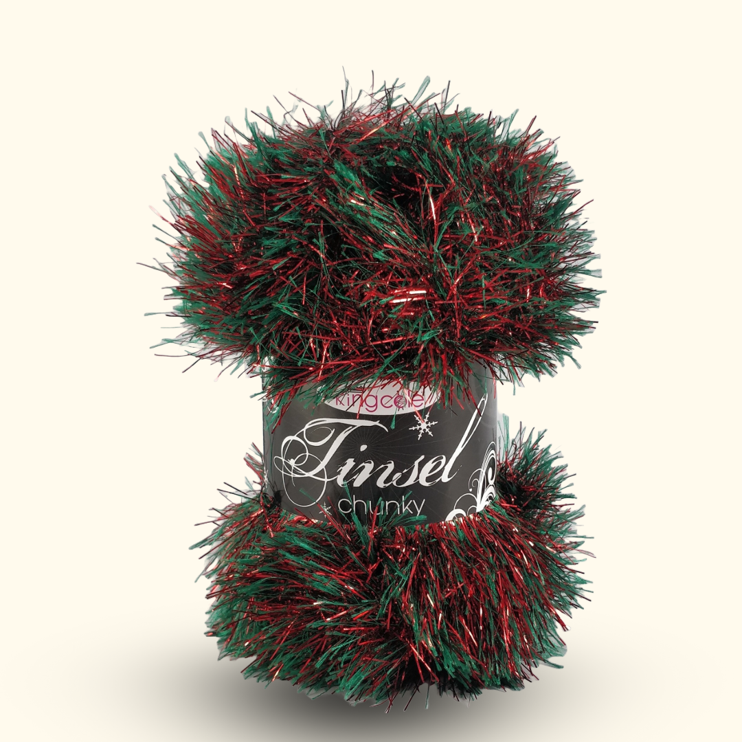 TINSEL CHUNKY 50g - More colours available