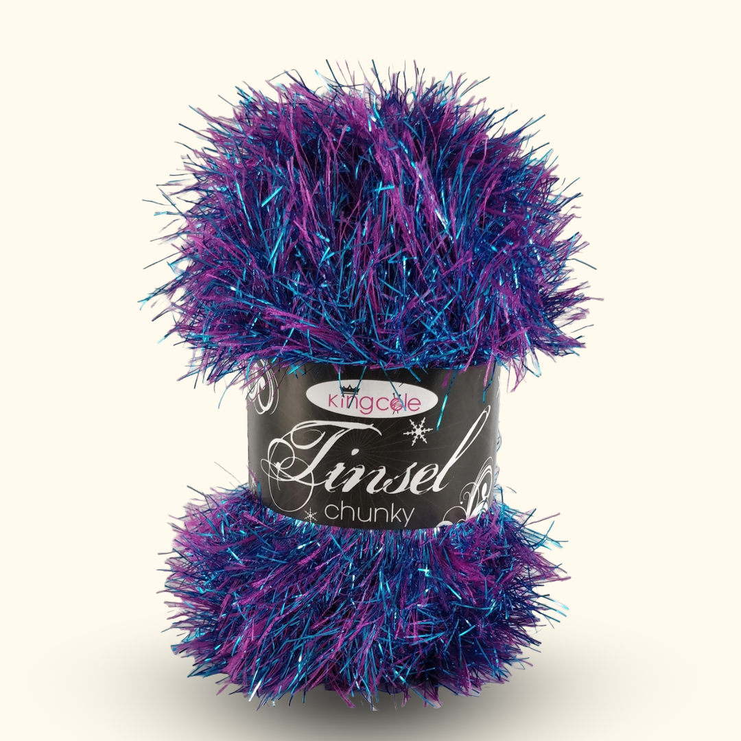 TINSEL CHUNKY 50g - More colours available