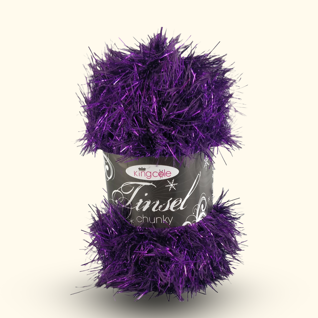 TINSEL CHUNKY 50g - More colours available