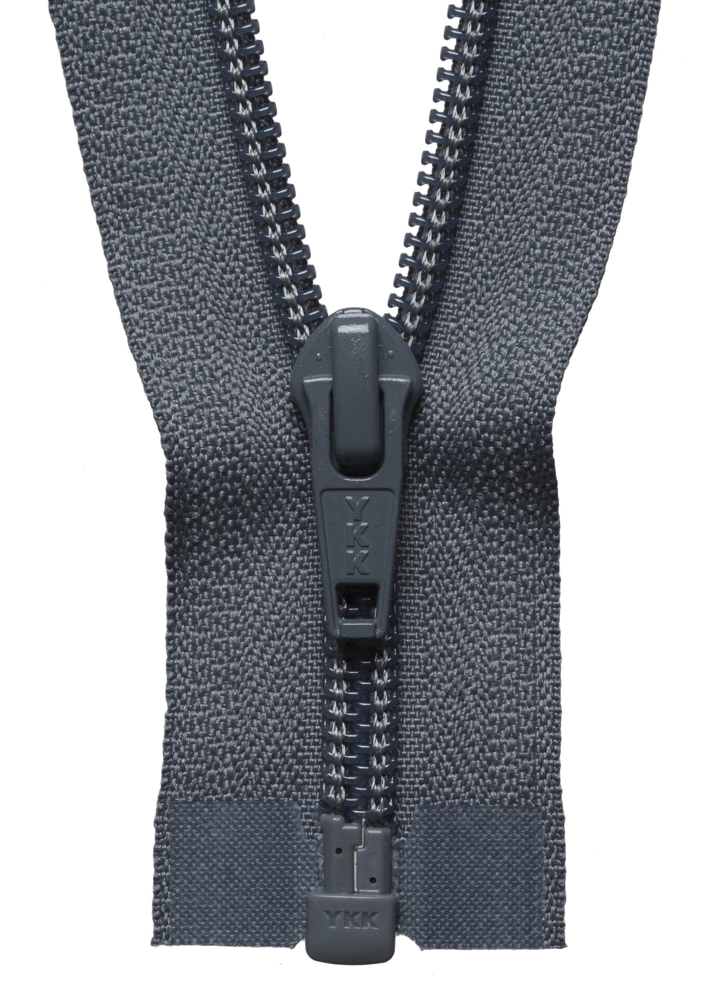 Medium Weight - Nylon Open Ended Zip - DARK GREY - Various Lengths