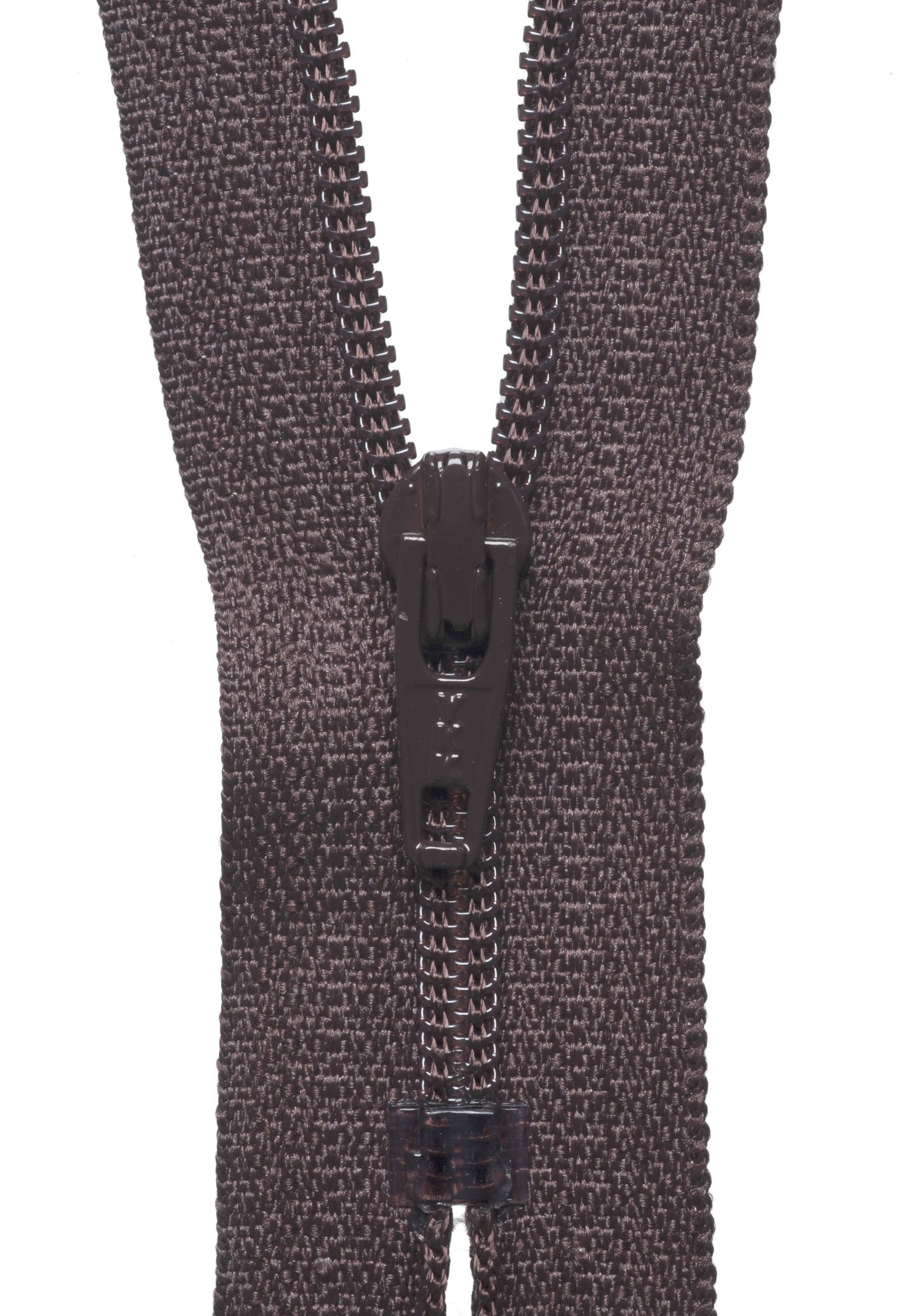 Nylon Dress & Skirt Zip - BROWN (Col 570) - Various Sizes