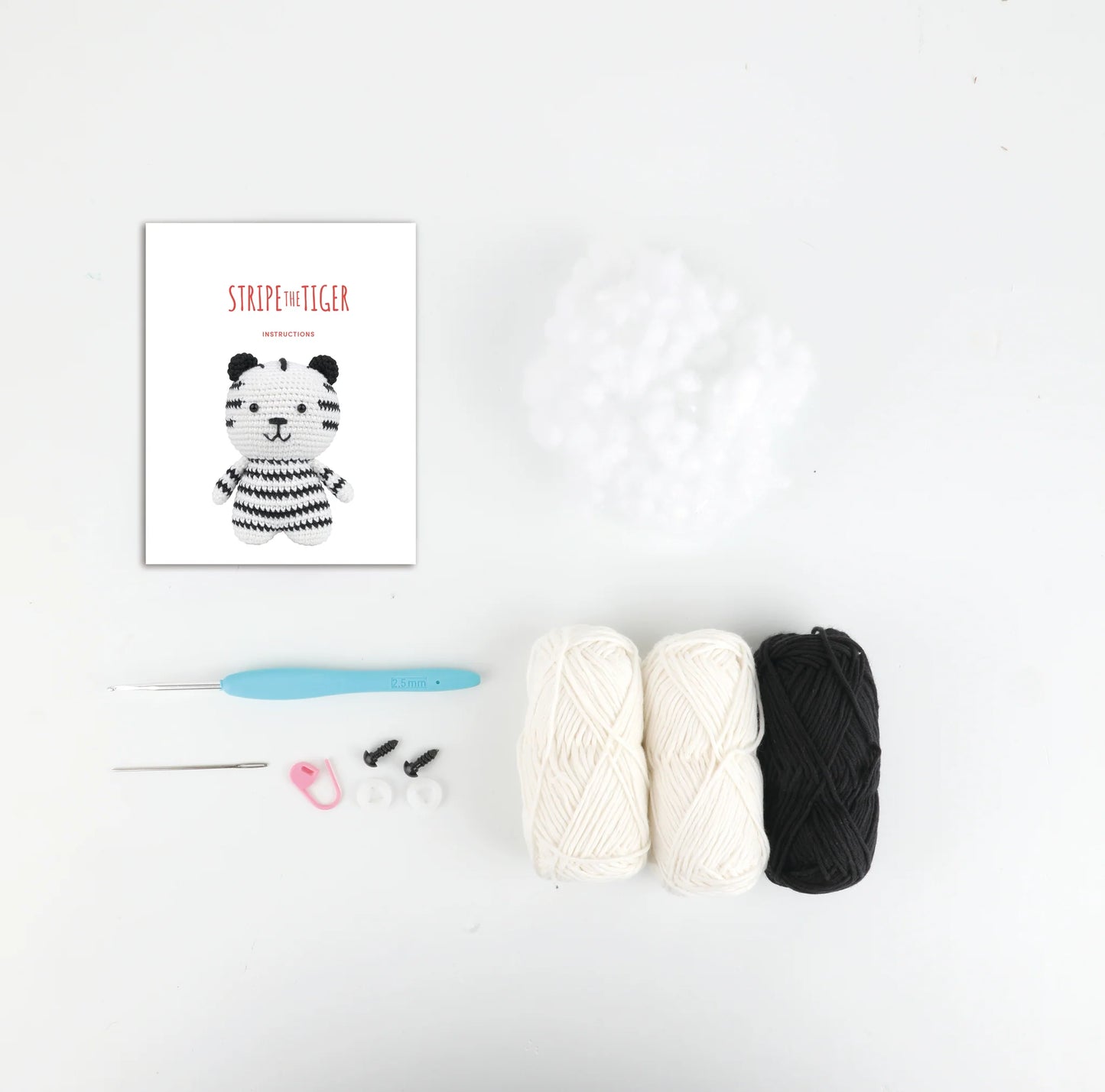 Amigurumi Crochet Kit - STRIPE THE TIGER