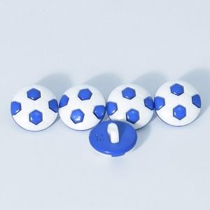 Button with Shank - 13mm - Football - 2 Colours Available