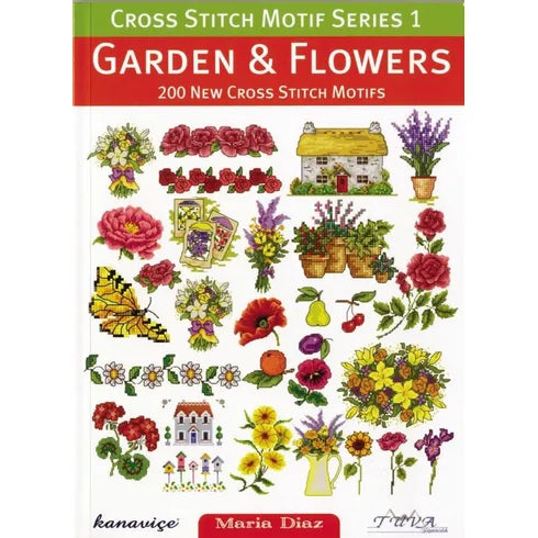 Cross Stitch Motif Series 1 - Garden & Flowers