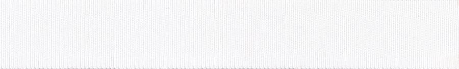 Grosgrain Ribbon - White Col 9401 - 2 Widths Available