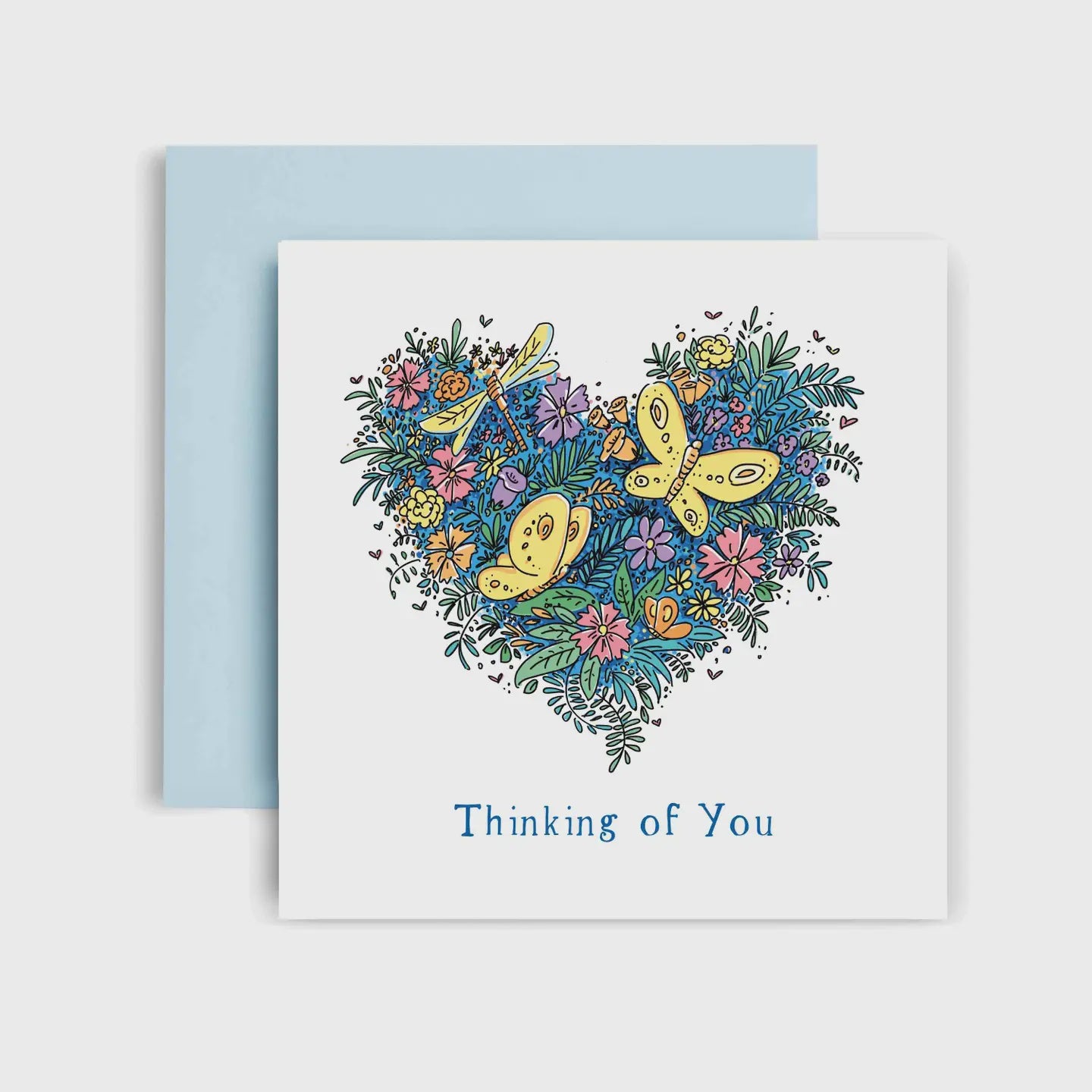 Thinking of You - Heart - Sympathy Card