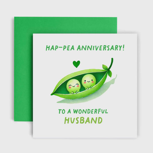 Hap-Pea Anniversary To A Wondferful HUSBAND