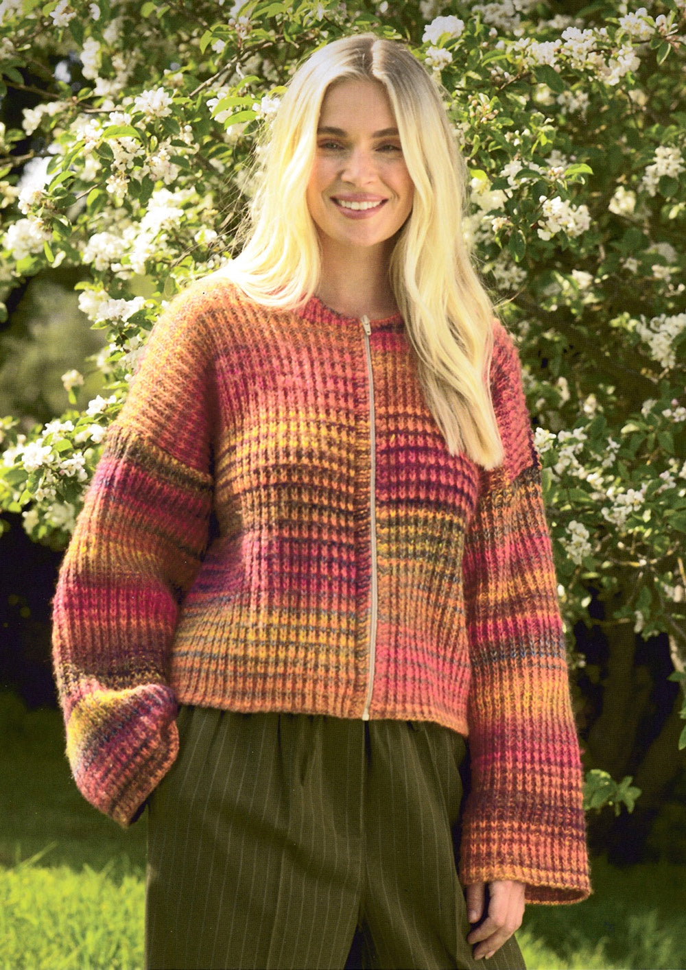 Knitting Pattern JB1007 - Ladies Cardigan in Emotions DK