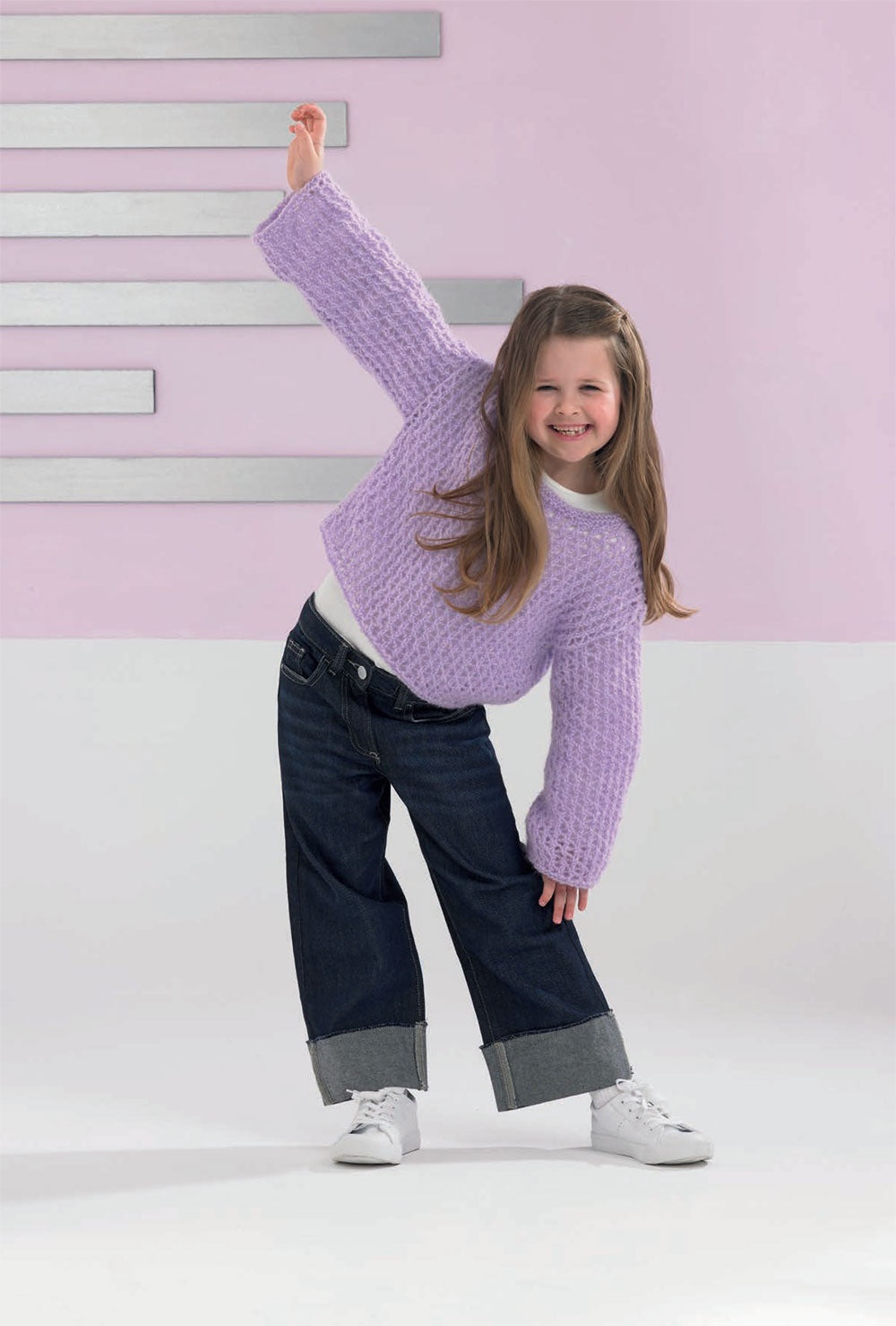 Knitting Pattern JB987 - Sweater & Cover Up in Elegance DK