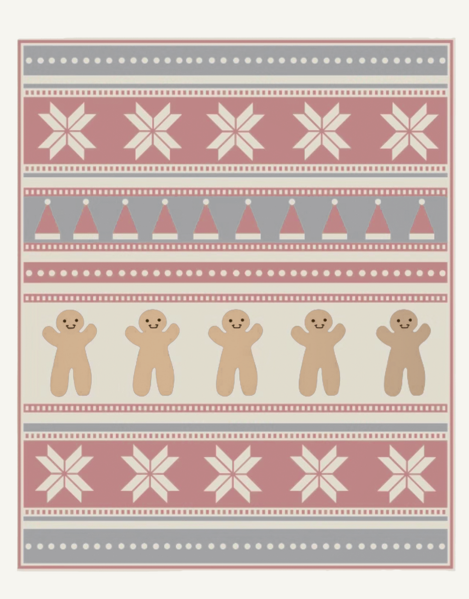 CROCHET A LONG - Christmas Eve Wishes IN DUSKY PINK & GREY - Made by Anita - Blanket Pack with downloadable Pattern!