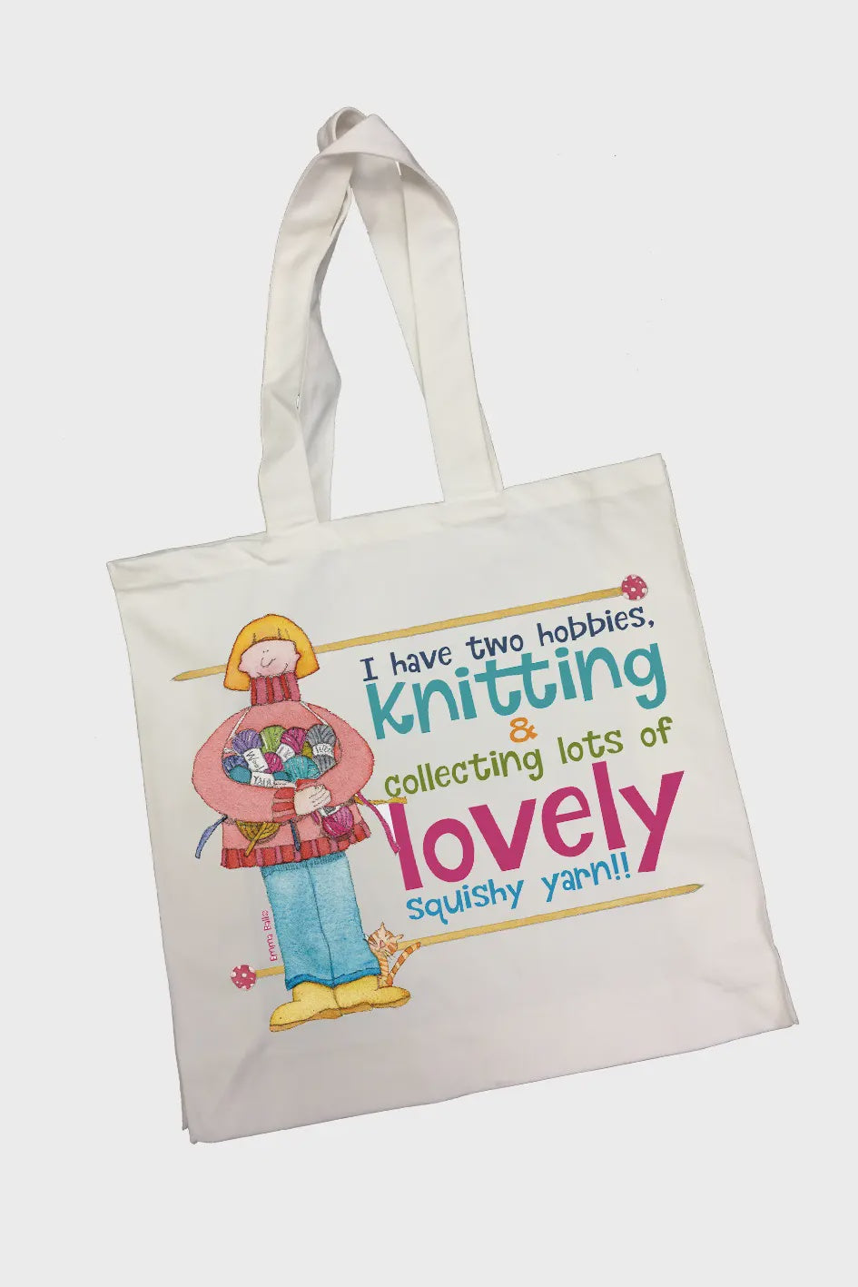 COTTON CANVAS BAG - I Have Two Hobbies