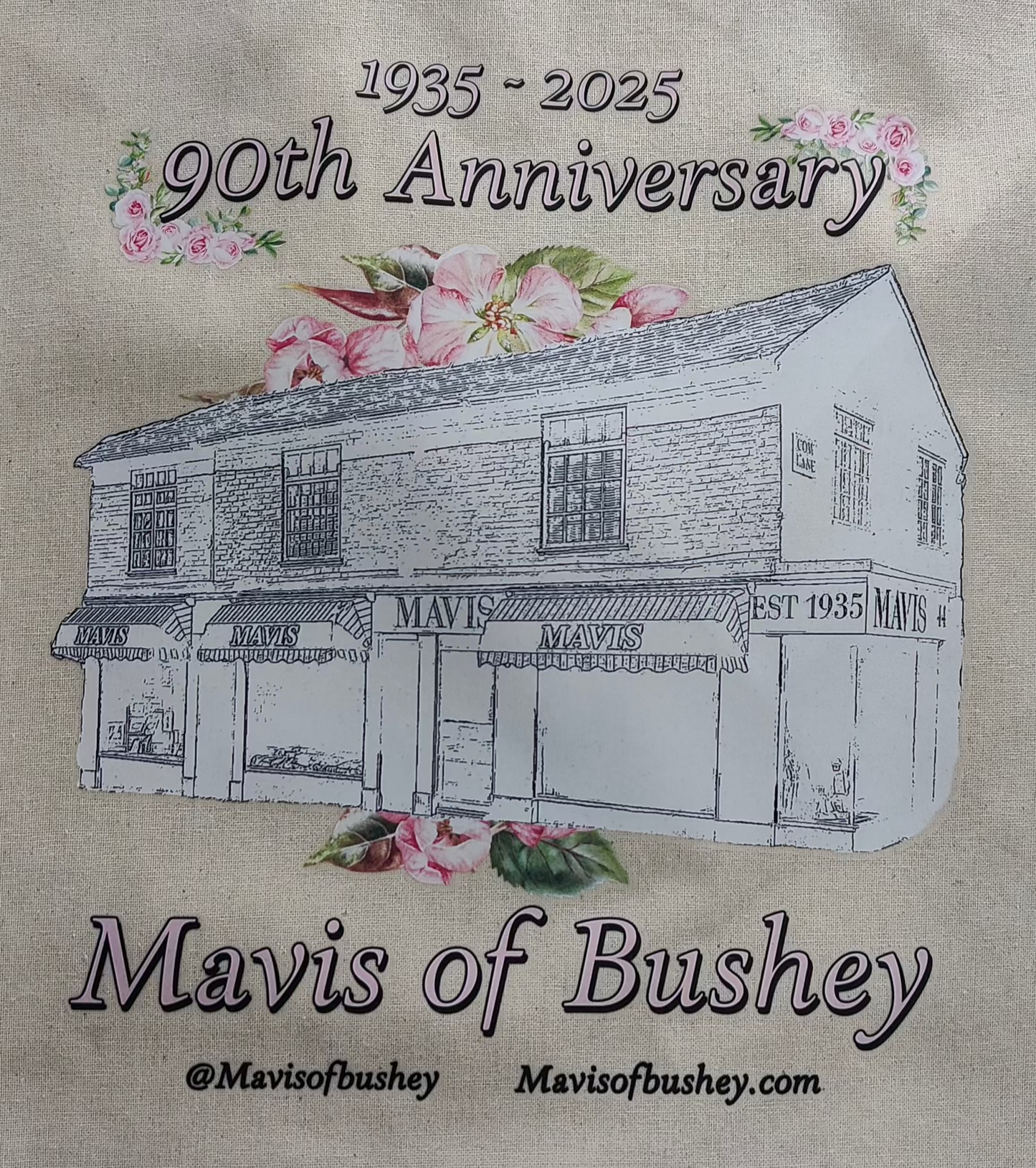 Mavis 90th Anniversary Tote Bag (Free with orders over £35)
