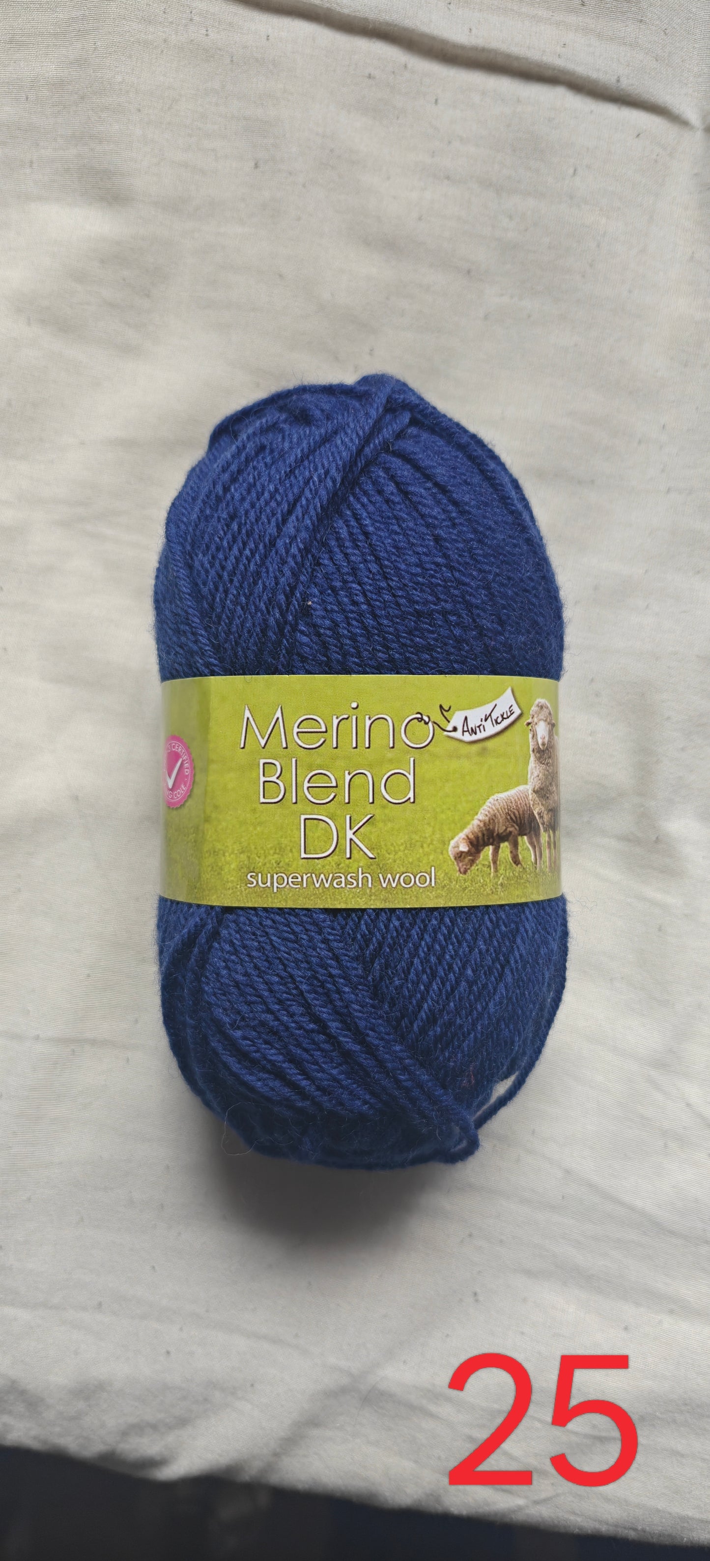 MERINO BLEND DK - 50g -100% Superwash Wool - More Colours Available