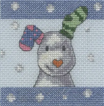 The Snowman and The Snow Dog - Snowflakes - Mini Counted Cross Stitch Kit