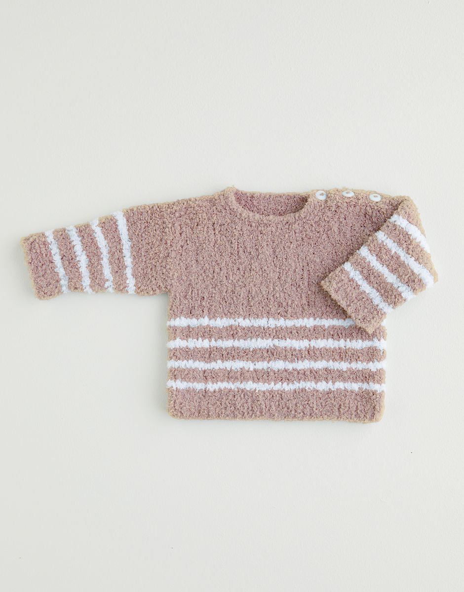 Knitting Pattern 5393 - SWEATERS IN SNUGGLY SNOWFLAKE CHUNKY