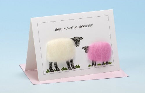 CARD - BABY EWE’VE ARRIVED - PINK