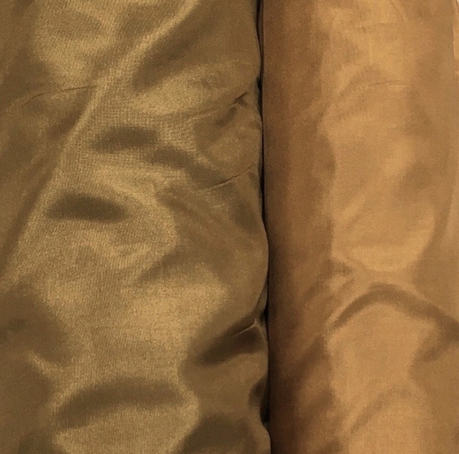 BROWN / GOLD POLYESTER