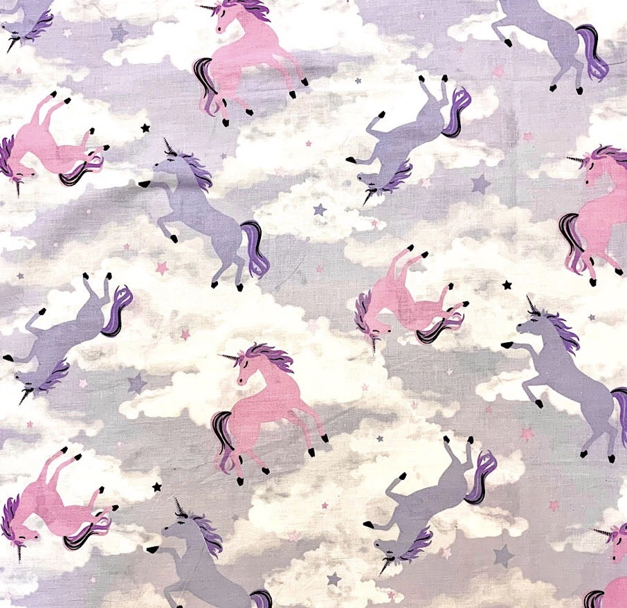 UNICORNS AND STARS POLYCOTTON